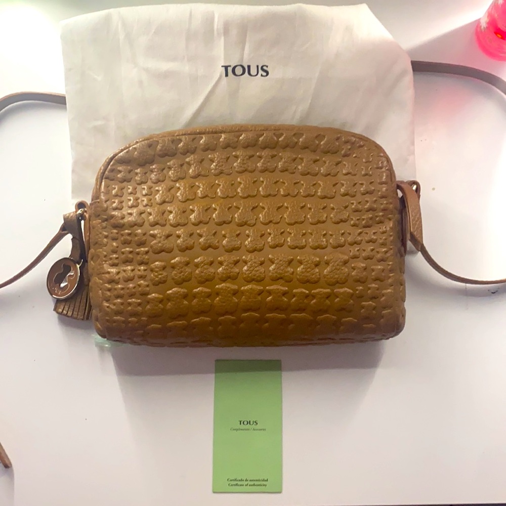 TOUS Quilted Leather Camera Bag